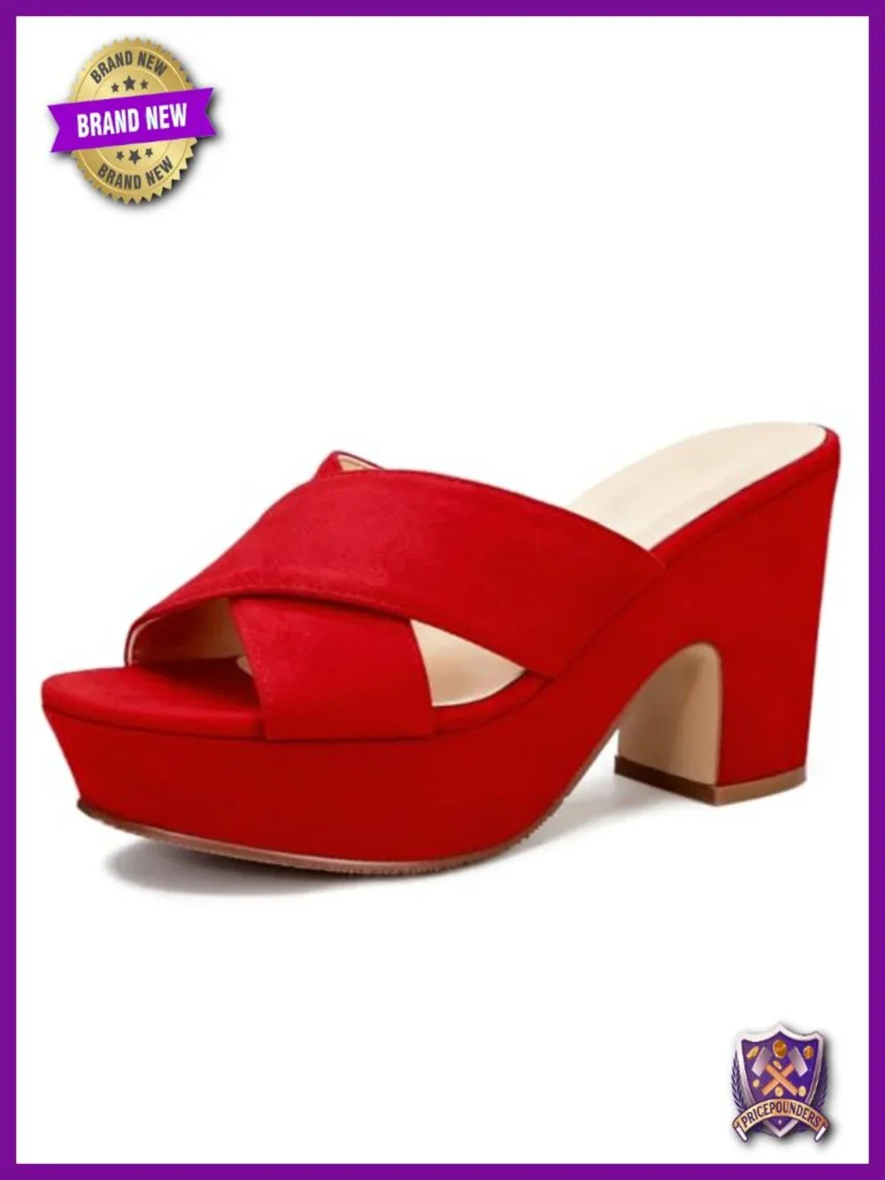 Platform Wedges Sandals Open Toe Slip On Mules Dressy Pumps